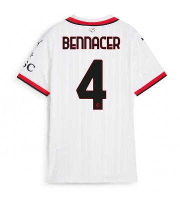 AC Milan Ismael Bennacer #4 Udebanetrøje Dame 2024-25 Kort ærmer